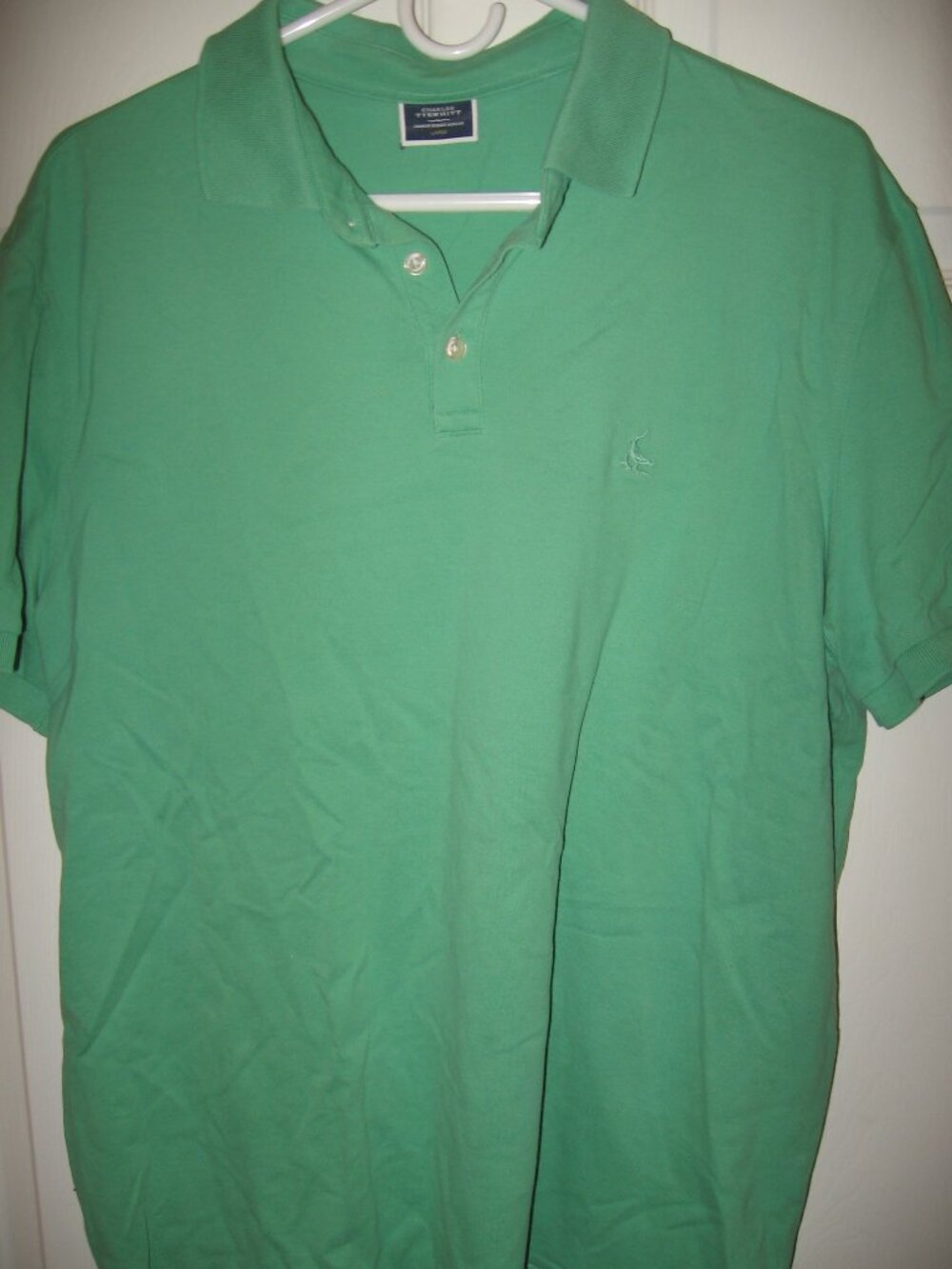 Charles Tyrwhitt Pique Polo Shirt Men's Size Large Green